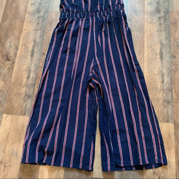 Universal thread stripe linen style jumpsuit - Picture 7 of 12